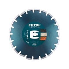 EXTOL INDUSTRIAL kotouč diamantový řezný segmentový na ASFALT, suché řezání, O 350x25,4x3,2mm, 8703092