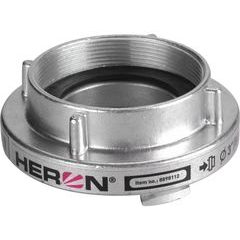 Heron-prislusenstvi spojka B75 pevná, tlakové/sací těsnění, vnitřní závit G 3", hliník, 8898112