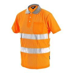 Polokošile DOVER, výstražná, pánská, oranžová, vel. 2XL