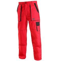 Kalhoty do pasu CXS LUXY JOSEF, pánské, červeno-černé, vel. 50