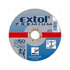 EXTOL PREMIUM kotouč brusný na ocel, O 150x6,0x22,2mm, 8808705