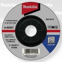 Makita A-80927 - kotouč brusný ocel 115x6x22.23mm
