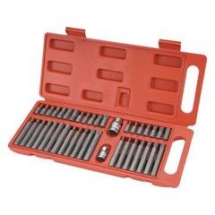 EXTOL PREMIUM hroty IMBUS-TORX-XZN, sada PROFI 40ks, pro ráčny 3/8", 1/2", CrV, 8818202