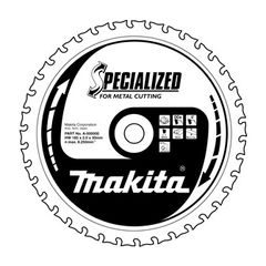 Makita B-09743 - kotouč pilový ocel SPECIALIZED 185x1.9x30mm 36Z = old B-03931, new B-33417