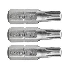 FORTUM hrot TORX, sada 3ks, T 27x25mm, S2, 4741427