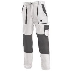 Kalhoty do pasu CXS LUXY JOSEF, pánské, bílo-šedé, vel. 48