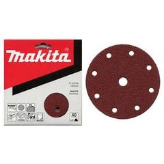 Makita P-31924 - papír brusný suchý zip 150mm 9 děr K60, 10ks = old P-31603