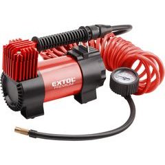 EXTOL PREMIUM CC 160 kompresor auto 12V v tašce s příslušenstvím, 12V, 10,3bar, 8864001