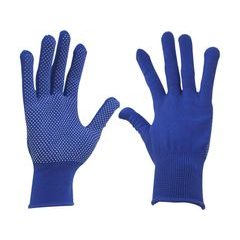 EXTOL CRAFT rukavice z polyesteru s PVC terčíky na dlani, velikost 9", 99714
