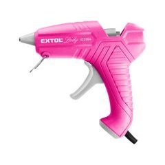 EXTOL LADY pistole tavná lepící, ⌀11mm, 40W, růžová, 422004