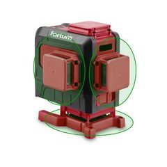 FORTUM laser zelený 3D liniový, křížový samonivelační, 4780216