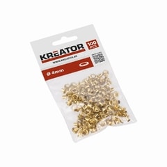 Kreator KRT616102 Kroužky mosaz 4mm 100ks