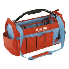 EXTOL PREMIUM taška na nářadí s kovovou rukojetí, 49x23x28cm, 31 kapes, nylon, 8858022