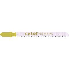 EXTOL PREMIUM plátky do přímočaré pily 5ks, 75x2,5mm, HCS, 8805005