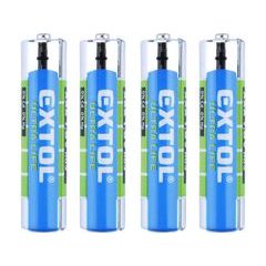 EXTOL ENERGY baterie zink-chloridové, 4ks, 1,5V AAA (R03), 42000