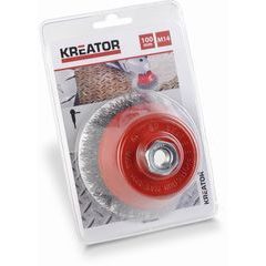 Kreator KRT150201 Brusný ocelový kartáč M14 - 100mm