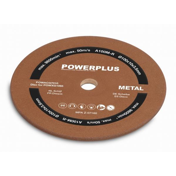 POWERPLUS POWACG7010 BRUSNÝ KOTOUČ PRO BRUSKU POWXG1065 A 1066 - PŘÍSLUŠENSTVÍ PRO OSTŘIČKY{% if zbozi.kategorie.adresa_nazvy[0] != zbozi.kategorie.nazev %} - ZAHRADA{% endif %}