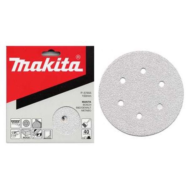 MAKITA P-37661 - PAPÍR BRUSNÝ SUCHÝ ZIP 150MM 6 DĚR K60, 10KS - BRUSNÝ PAPÍR 150 MM{% if zbozi.kategorie.adresa_nazvy[0] != zbozi.kategorie.nazev %} - PŘÍSLUŠENSTVÍ{% endif %}