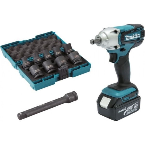 MAKITA DTW190JX3 - AKU RÁZOVÝ UTAHOVÁK 1/2" LI-ION LXT 18V/3,0AH - RÁZOVÝ UTAHOVÁK 18V{% if zbozi.kategorie.adresa_nazvy[0] != zbozi.kategorie.nazev %} - AKU NÁŘADÍ{% endif %}