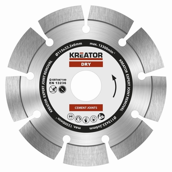 KREATOR KRT087100 DIAMANTOVÝ KOTOUČ BRUSNÝ 115MM EXPERT 6MM SEGMENT - DIAMATOVÉ KOTOUČE - BRUSNÉ{% if zbozi.kategorie.adresa_nazvy[0] != zbozi.kategorie.nazev %} - PŘÍSLUŠENSTVÍ{% endif %}