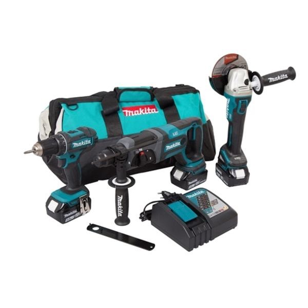 MAKITA DLX3078TX1 - AKU SADA DGA504+DHR241+DDF482 LI-ION LXT 18V/5,0AH - AKU SADY{% if zbozi.kategorie.adresa_nazvy[0] != zbozi.kategorie.nazev %} - AKU NÁŘADÍ{% endif %}