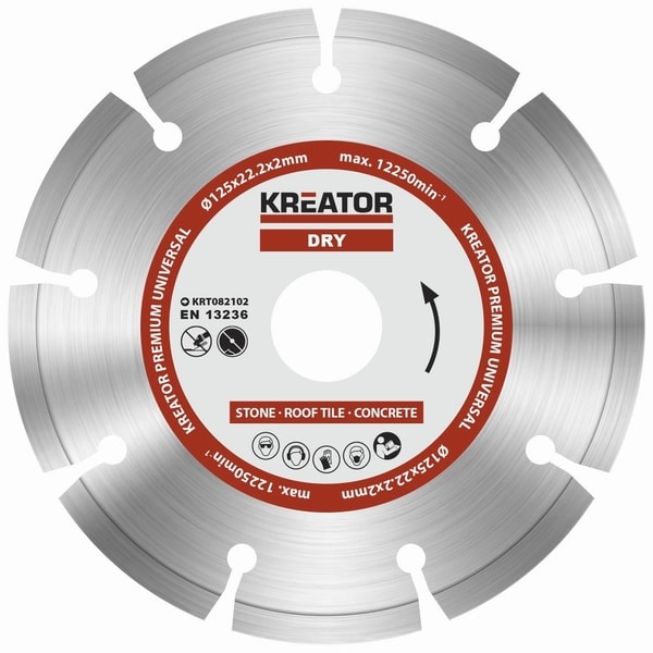 KREATOR KRT082102 DIAMANTOVÝ KOTOUČ SEGMENTOVÝ 125MM PREMIUM - DIAMATOVÉ KOTOUČE - ŘEZNÉ{% if zbozi.kategorie.adresa_nazvy[0] != zbozi.kategorie.nazev %} - PŘÍSLUŠENSTVÍ{% endif %}