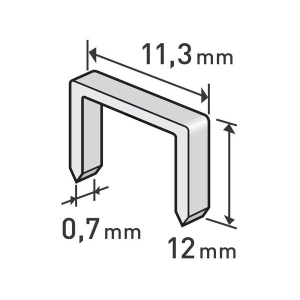 EXTOL PREMIUM SPONY, BALENÍ 1000KS, 12MM, 11,3X0,52X0,70MM, 8852504 - SPONY DO SPONKOVAČKY{% if zbozi.kategorie.adresa_nazvy[0] != zbozi.kategorie.nazev %} - PŘÍSLUŠENSTVÍ{% endif %}