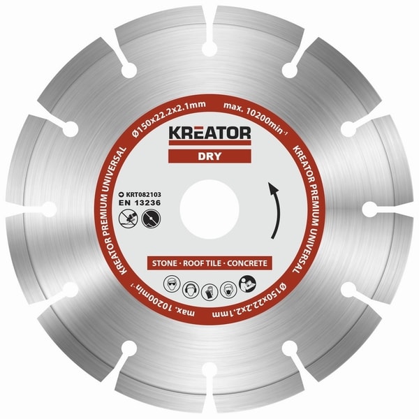 KREATOR KRT082103 DIAMANTOVÝ KOTOUČ SEGMENTOVÝ 150MM PREMIUM - DIAMATOVÉ KOTOUČE - ŘEZNÉ{% if zbozi.kategorie.adresa_nazvy[0] != zbozi.kategorie.nazev %} - PŘÍSLUŠENSTVÍ{% endif %}