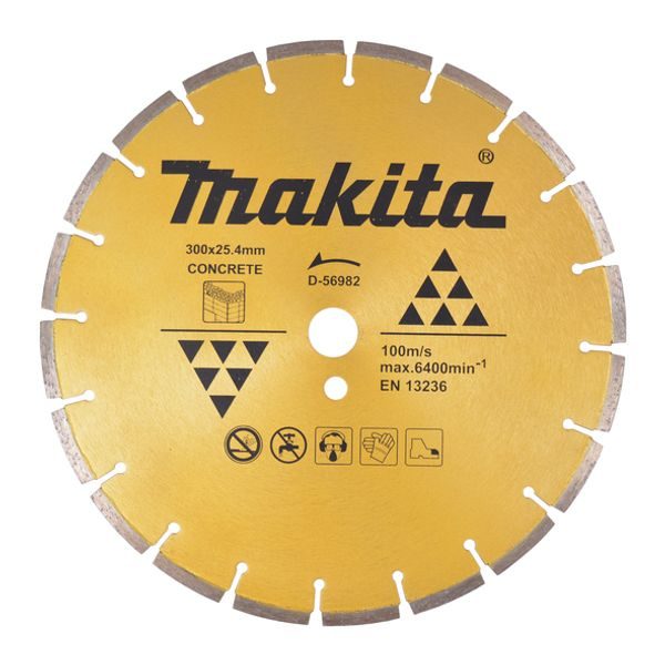 MAKITA D-56982 - KOTOUČ ŘEZNÝ DIAMANTOVÝ BETON 300X3X25.4MM - DIA KOTOUČ > 300 MM{% if zbozi.kategorie.adresa_nazvy[0] != zbozi.kategorie.nazev %} - PŘÍSLUŠENSTVÍ{% endif %}