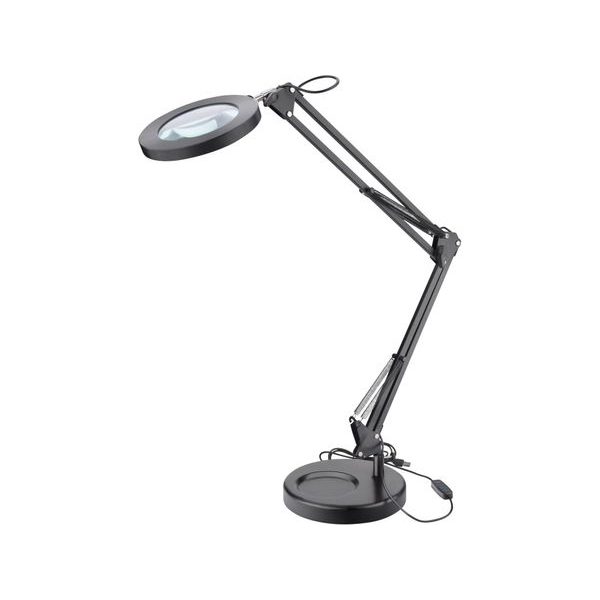 EXTOL LIGHT LAMPA STOLNÍ S LUPOU, USB NAPÁJENÍ, ČERNÁ, 2400LM, 3 BARVY SVĚTLA, 5X ZVĚTŠENÍ, 43160 - PRACOVNÍ SVĚTLA - PŘENOSKY{% if zbozi.kategorie.adresa_nazvy[0] != zbozi.kategorie.nazev %} - SVÍTIDLA{% endif %}