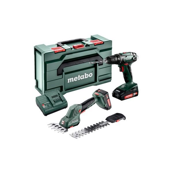 METABO BS+SGS LTX Q 2X2,0AH MB COMBO SET 2.2.5 18V - AKUMULÁTOROVÝ PLOTOSTŘIH{% if zbozi.kategorie.adresa_nazvy[0] != zbozi.kategorie.nazev %} - ZAHRADA{% endif %}