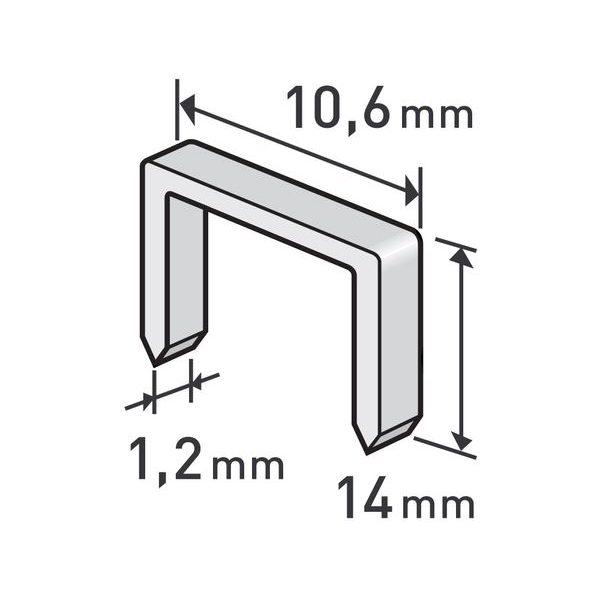 EXTOL PREMIUM SPONY, BALENÍ 1000KS, 14MM, 10,6X0,52X1,2MM, 8852205 - SPONY DO SPONKOVAČKY{% if zbozi.kategorie.adresa_nazvy[0] != zbozi.kategorie.nazev %} - PŘÍSLUŠENSTVÍ{% endif %}