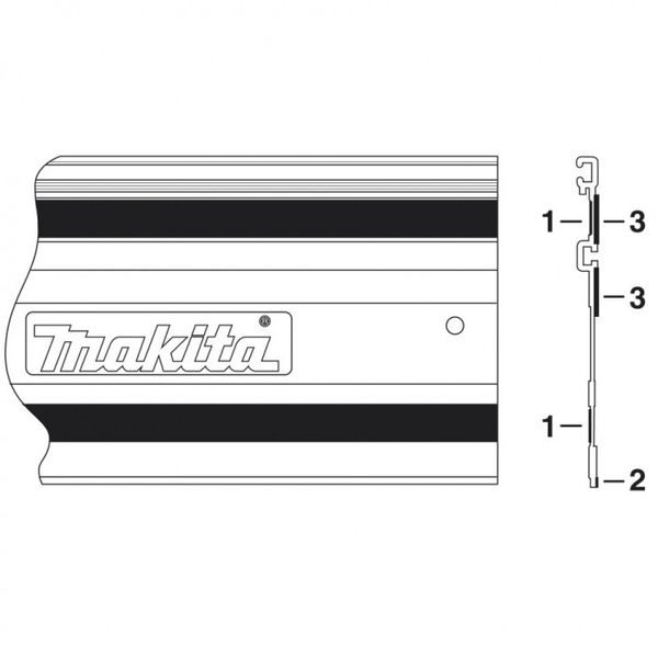 MAKITA 413101-9 - KLUZNÁ PÁSKA K LIŠTĚ 1400MM - MAKITA PILY{% if zbozi.kategorie.adresa_nazvy[0] != zbozi.kategorie.nazev %} - NÁHRADNÍ DÍLY{% endif %}