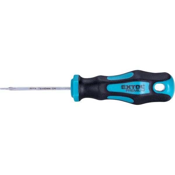 EXTOL PREMIUM ŠROUBOVÁK TORX, T6X60MM, CRV, 8819240 - ŠROUBOVÁKY TORX{% if zbozi.kategorie.adresa_nazvy[0] != zbozi.kategorie.nazev %} - RUČNÍ NÁŘADÍ{% endif %}