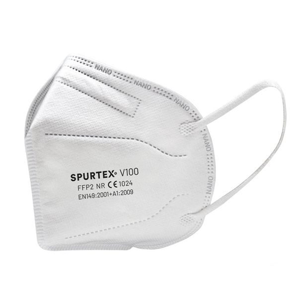 NANORESPIRÁTOR SPURTEX® V100 FFP2 NR, 50KS - RESPIRÁTORY, ROUŠKY{% if zbozi.kategorie.adresa_nazvy[0] != zbozi.kategorie.nazev %} - PŘÍSLUŠENSTVÍ{% endif %}