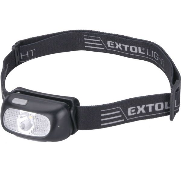 EXTOL LIGHT ČELOVKA 130LM CREE XPG, USB NABÍJENÍ, DOSVIT 40M, 5W CREE XPG LED, 43181 - LED SVĚTLA{% if zbozi.kategorie.adresa_nazvy[0] != zbozi.kategorie.nazev %} - SVÍTIDLA{% endif %}