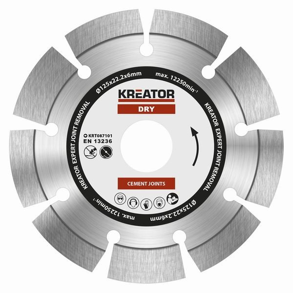 KREATOR KRT087101 DIAMANTOVÝ KOTOUČ BRUSNÝ 125MM EXPERT 6MM SEGMENT - DIAMATOVÉ KOTOUČE - BRUSNÉ{% if zbozi.kategorie.adresa_nazvy[0] != zbozi.kategorie.nazev %} - PŘÍSLUŠENSTVÍ{% endif %}