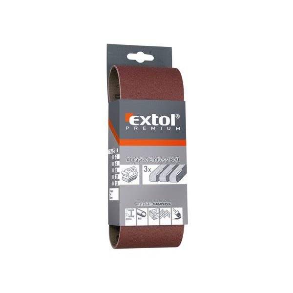 EXTOL PREMIUM PLÁTNA BRUSNÁ NEKONEČNÝ PÁS, BAL. 3KS, 75X533MM, P120, 8803532 - BRUSNÝ PÁS 75 X 533{% if zbozi.kategorie.adresa_nazvy[0] != zbozi.kategorie.nazev %} - PŘÍSLUŠENSTVÍ{% endif %}