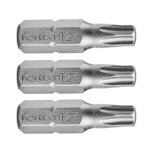 FORTUM HROT TORX, SADA 3KS, T 27X25MM, S2, 4741427 - STANDARDNÍ BITY TORX{% if zbozi.kategorie.adresa_nazvy[0] != zbozi.kategorie.nazev %} - PŘÍSLUŠENSTVÍ{% endif %}