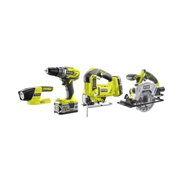 RYOBI R18CK4A-252S AKU 18 V SET (R18DD3 + RWSL1801 + R18JS + R18T + 1 X 5,0 AH + 1 X 2 AH BATERIE + NABÍJEČKA) - ZNAČKA RYOBI{% if zbozi.kategorie.adresa_nazvy[0] != zbozi.kategorie.nazev %} - ZNAČKA RYOBI{% endif %}