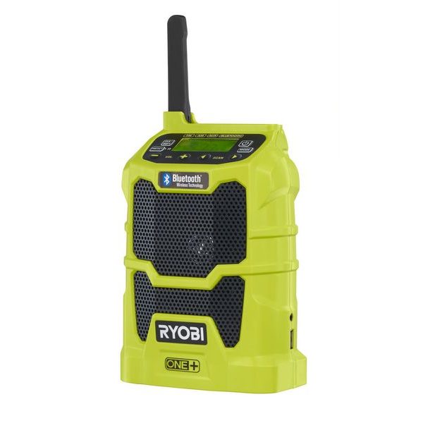 RYOBI R18R-0 AKU RÁDIO S BLUETOOTH ONE+ (BEZ BATERIE A NABÍJEČKY) - AKU RYOBI ONE+{% if zbozi.kategorie.adresa_nazvy[0] != zbozi.kategorie.nazev %} - AKU NÁŘADÍ{% endif %}