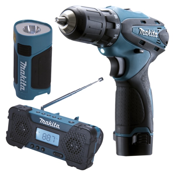 MAKITA DK1488 - AKU SADA DF330DWE+MR051+ML101 10,8V - AKU SADY{% if zbozi.kategorie.adresa_nazvy[0] != zbozi.kategorie.nazev %} - AKU NÁŘADÍ{% endif %}