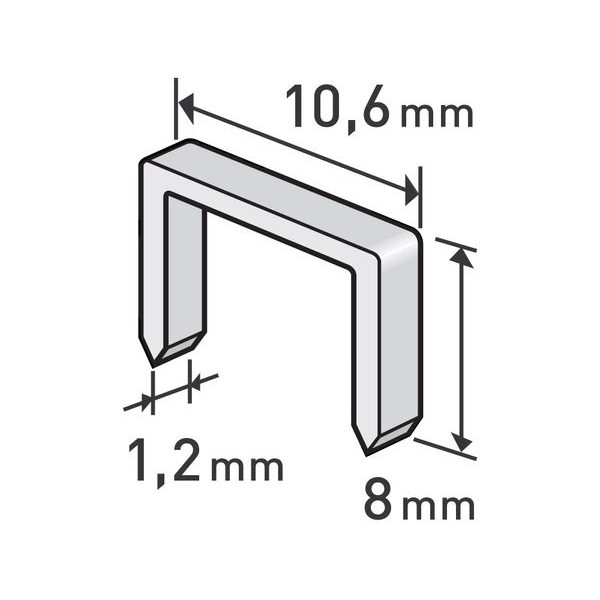 EXTOL PREMIUM SPONY, BALENÍ 1000KS, 8MM, 10,6X0,52X1,2MM, 8852202 - SPONY DO SPONKOVAČKY{% if zbozi.kategorie.adresa_nazvy[0] != zbozi.kategorie.nazev %} - PŘÍSLUŠENSTVÍ{% endif %}