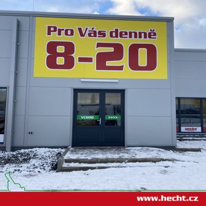 Prodejna HECHT v Roztokách se stěhuje do Horoměřic
