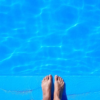 Čistá voda v bazénu