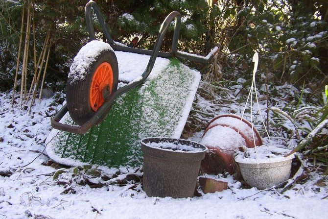 Malý kvíz - zahrada a zahradní technika v zimě