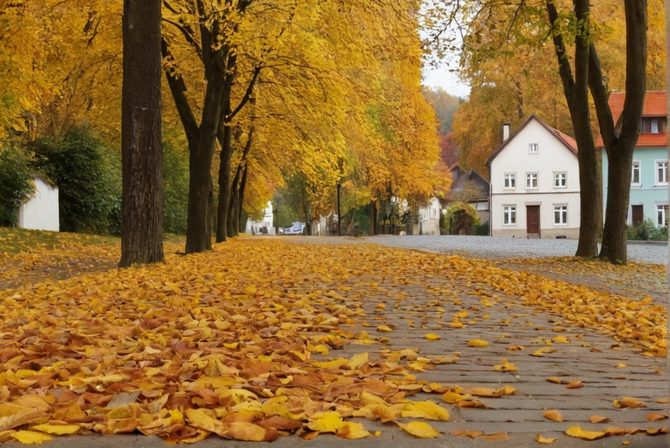Nebezpečí spadaného listí na chodnících: Prevence a úklid