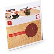 KREATOR KRT230008 5X BRUSNÝ PAPÍR 115 MM G180 - BRUSNÝ PAPÍR 115 MM - PŘÍSLUŠENSTVÍ MAKITA