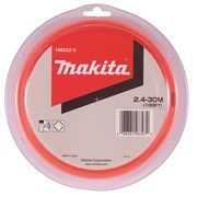 MAKITA 198502-9 - STRUNA NYLONOVÁ 2,4MM ORANŽOVÁ, 30M, SPECIÁLNÍ PRO AKU STROJE=NEWE-01806 - PŘÍSLUŠENSTVÍ DOLMAR - PŘÍSLUŠENSTVÍ MAKITA