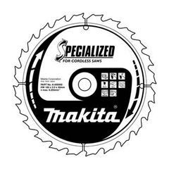 Makita B-16885 - kotouč pilový dřevo SPECIALIZED 85x1x15mm 20Z pro aku pily = old B-09204, new B-33576